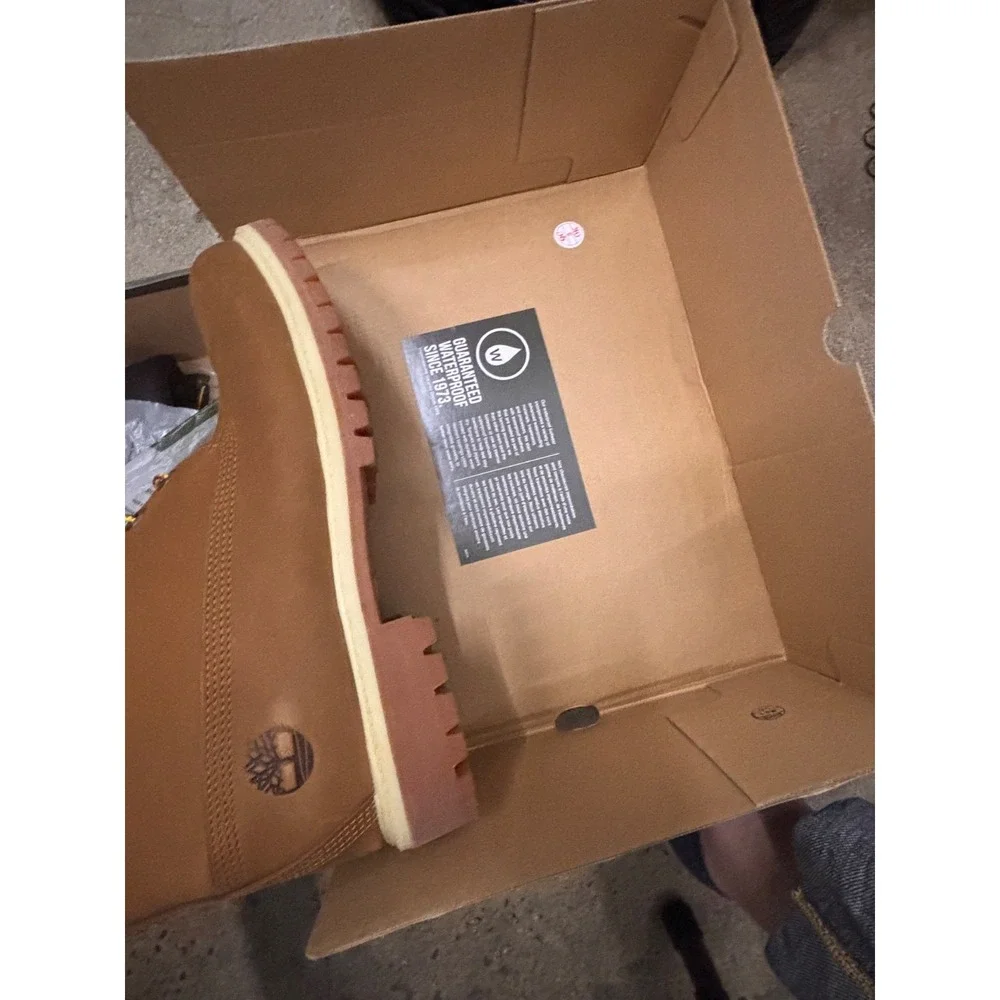 New Timberland® Premium 6-Inch Waterproof Boot in Rust Nubuck 070266 size 11 M